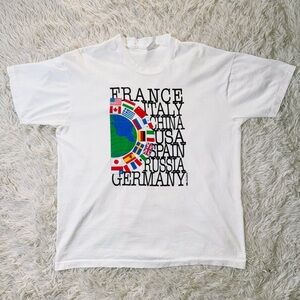 ✨Rare Vintage Great American Opportunities Countries T Shirt